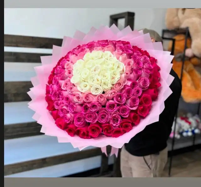 150 rose bouquet